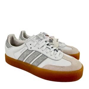 Adidas Sambae Samba Rhinestone Gum Sole Sneakers Womens Sz 9.5